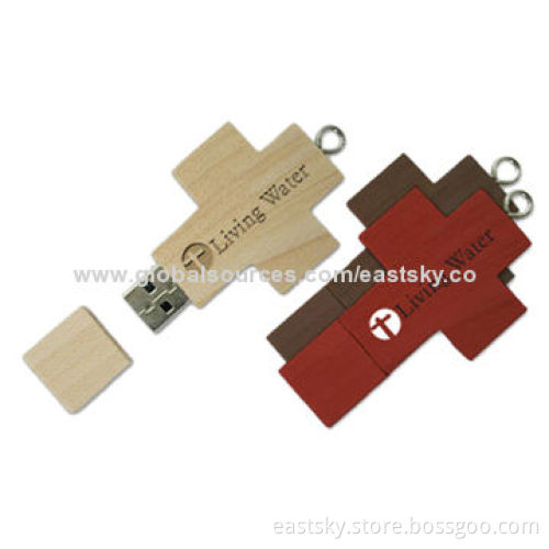 Promotional Cross Style USB Drive, Logos Imprint and Ad Data Preloading are Welcome